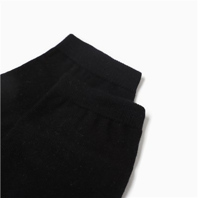 Носки женские укороченные, цвет черный, р-р 23